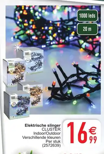 Cora Elektrische slinger 20m 1000 leds aanbieding