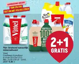 Delhaize Niet-bruisend natuurlijk mineraalwater aanbieding