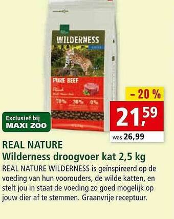 Real Nature Wilderness Droogvoer Kat 2,5 Kg