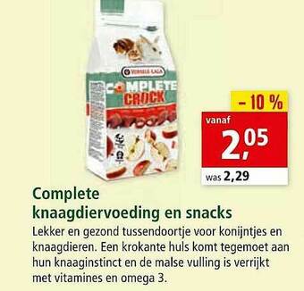 Maxi Zoo Complete Knaagdiervoeding En Snacks aanbieding