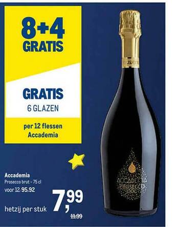 Makro Accademia Prosecco Brut aanbieding