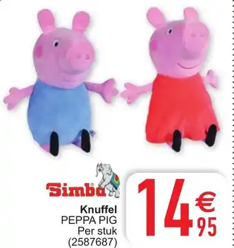 Cora Simba Knuffel peppa pig aanbieding