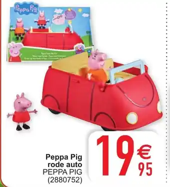 Cora Peppa Pig rode auto peppa pig aanbieding