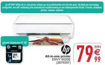 Cora Hp All-in-one printer ENVY 6020E aanbieding