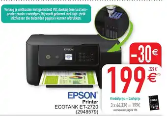 Cora Epson Printer ECOTANK ET-2720 aanbieding