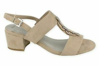 Berca Shoes Marco Tozzi Sandaal Dames Feel Me Binnenzool - Beige aanbieding