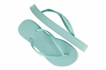 Havaianas Slipper Dames Sky Blue Slim Flatform - Lichtblauw