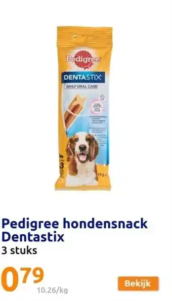 Action Pedigree hondensnack Dentastix aanbieding