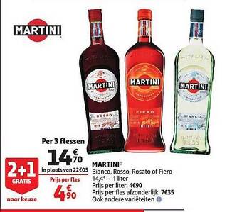 Auchan Martini aanbieding