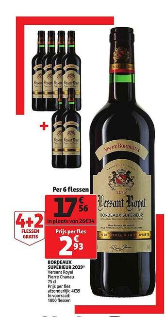 Auchan Bordeaux Supérieur 2019 aanbieding