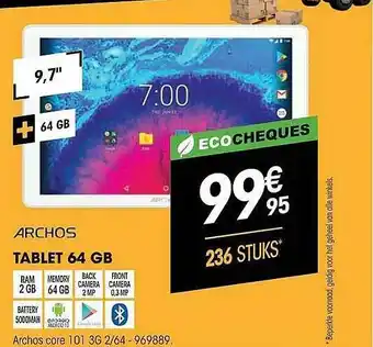 Electro Depot Archie Tablet 64 Gb aanbieding
