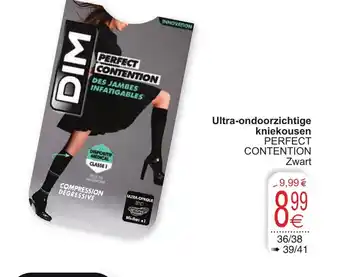 Cora Ultra-ondoorzichtige kniekousen perfect contention 36/38-39/41 aanbieding