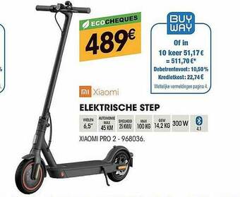 Electro Depot Xiaomi Elektrische Step aanbieding
