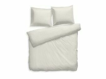 Deba Meubelen Dekbedovertrek UNI STRIPE - White Wit aanbieding