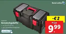 Lidl Gereedschapskoffer aanbieding