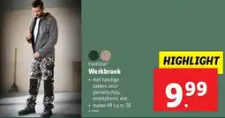 Lidl Werkbroek aanbieding