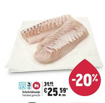 Delhaize Schelvishaasje aanbieding