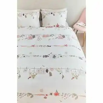 Leen Bakker Ariadne at Home dekbedovertrek Floral Garland - 240x200/220 cm - Leen Bakker aanbieding