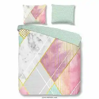 Leen Bakker Good Morning dekbedovertrek Rhonda - veelkleurig - 140x200/220 cm - Leen Bakker aanbieding