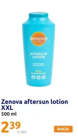 Action Zenova aftersun lotion XXL aanbieding