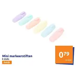 Action Mini markeerstiften aanbieding