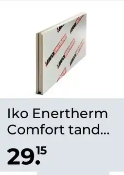GAMMA Iko Enertherm Comfort tand en groef isolatieplaat 120x60x6 cm 0,72 m² R=2,61 aanbieding