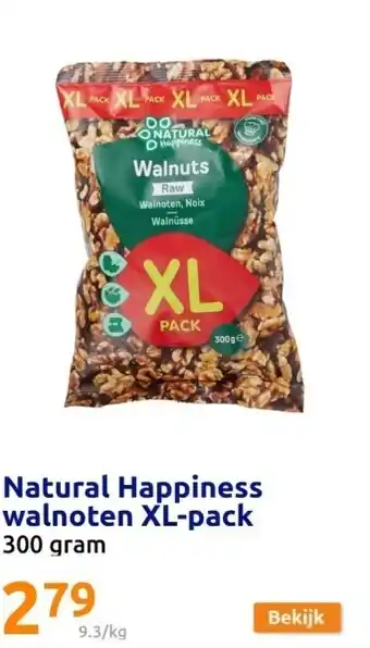 Action Natural Happiness walnoten XL-pack aanbieding