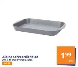 Alpina serveerdienblad
