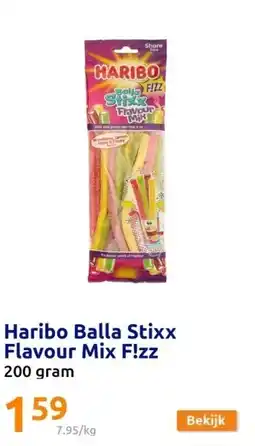 Action Haribo Balla Stixx Flavour Mix F!zz aanbieding