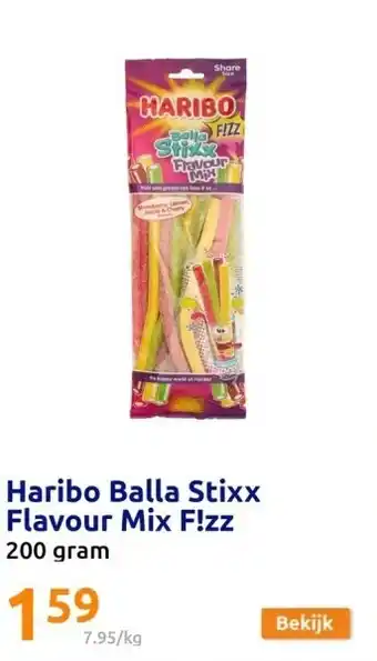 Action Haribo Balla Stixx Flavour Mix F!zz aanbieding