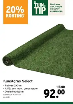 GAMMA Kunstgras Select aanbieding