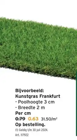 GAMMA Kunstgras Frankfurt aanbieding