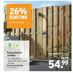 GAMMA Tuinscherm Jumbo aanbieding