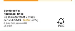GAMMA Houtskool 10 kg aanbieding