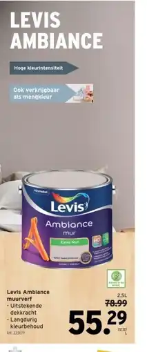 GAMMA Levis Ambiance muurverf aanbieding