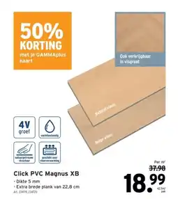 GAMMA Click PVC Magnus XB aanbieding
