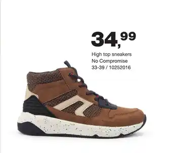 Bristol High top sneakers No Compromise camel 10252016 aanbieding