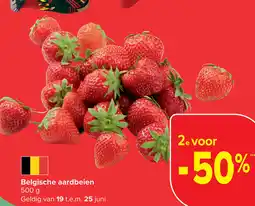 Carrefour Market aardbeien 500 g aanbieding