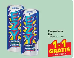 Carrefour Market Ezy Energiedrank 25 cl of 4 x 25 cl aanbieding