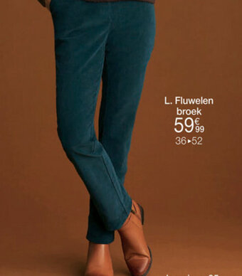 Damart Fluwelen broek aanbieding