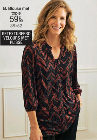 Damart Blouse met topje aanbieding