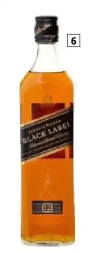 Colruyt Johnnie Walker Black Label Aged 12 Years Blended Scotch Whisky 40 % vol 70 cl aanbieding