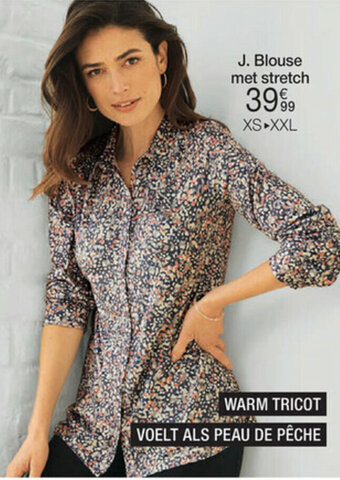 Damart Blouse met stretch aanbieding