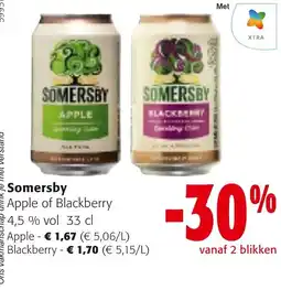Colruyt Somersby Apple of Blackberry 33 cl aanbieding