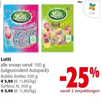 Colruyt Lutti snoep aanbieding