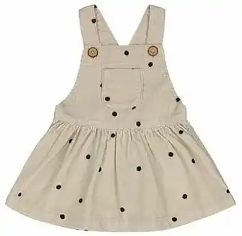 HEMA HEMA Baby Salopettejurk Rib Zand (zand) aanbieding