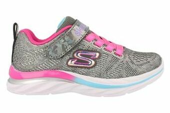 Berca Shoes Skechers Sneaker Laag Memory Foam Meisjes - Zilver aanbieding