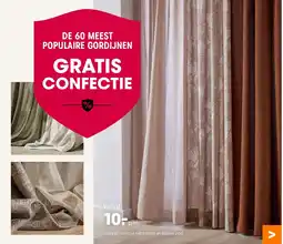 Kwantum DE 60 MEEST POPULAIRE GORDIJNEN aanbieding