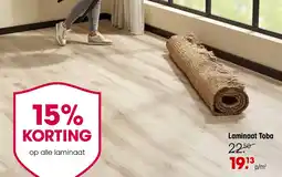 Kwantum Laminaat Toba aanbieding