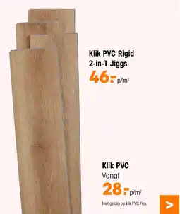 Kwantum Klik PVC Rigid 2-in-1 Jiggs aanbieding